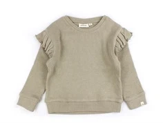 Lil Atelier travertine melange strik top